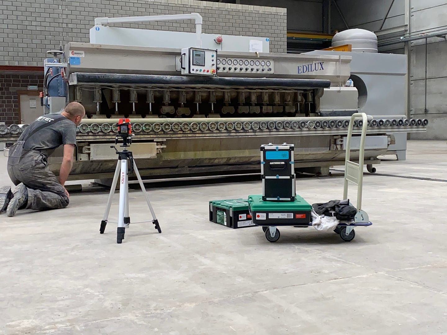 Machineverhuizing BRUMAR Natuursteen